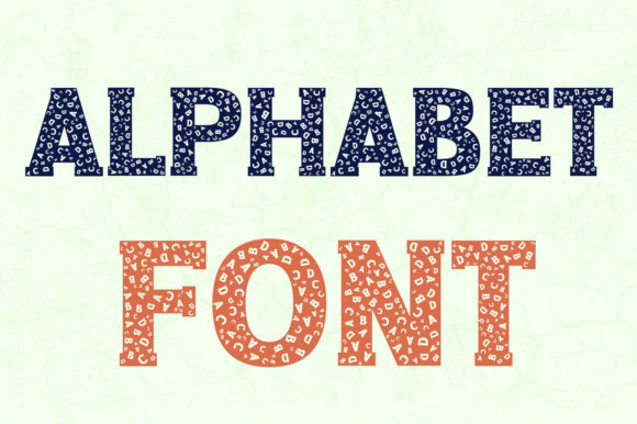 Alphabet Font for Editorial Design
