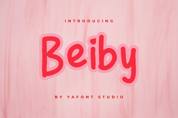 Beiby Font: A Quirky Display Typeface for Creative Publishing