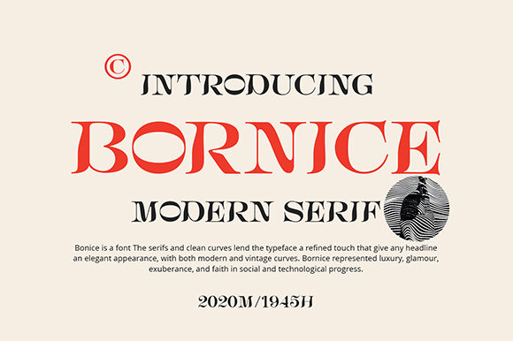 Bornice Font for Modern Handmade and Creative Projects
