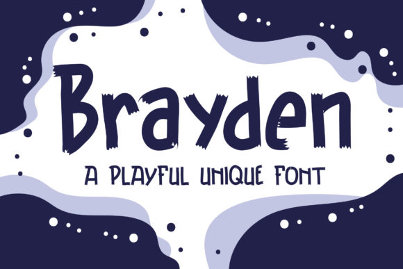 Brayden Font Review: A Playful Display Typeface for Creative Projects