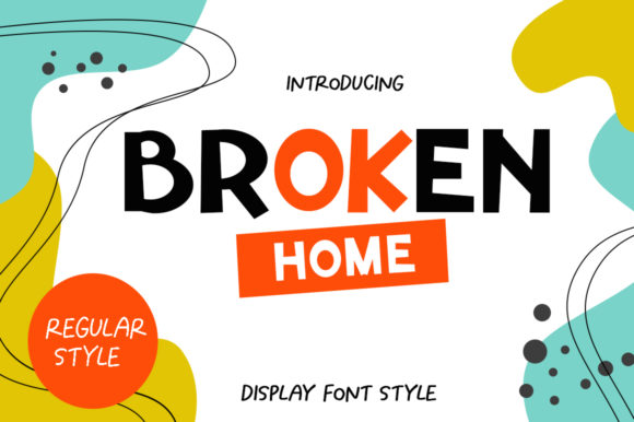 Broken Home Font: A Bold Choice for Editorial Design