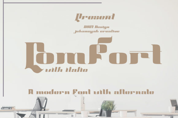 Comfort Font: A Stylish Typeface for Better Brand Visuals