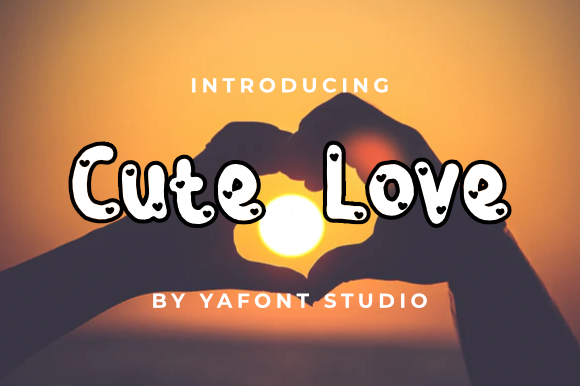 Cute Love Font: A Sweet Addition to Editorial Design