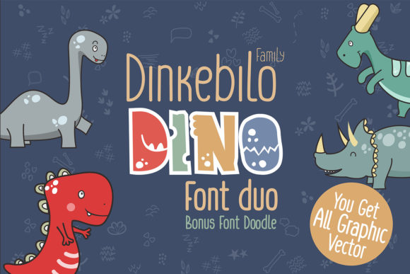 Dinkebilo Dino Font for Branding and Creative Projects