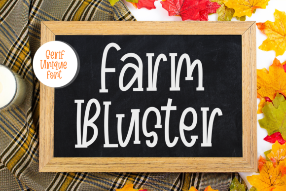 Farm Bluster Font: A Playful Display Typeface for Business Branding