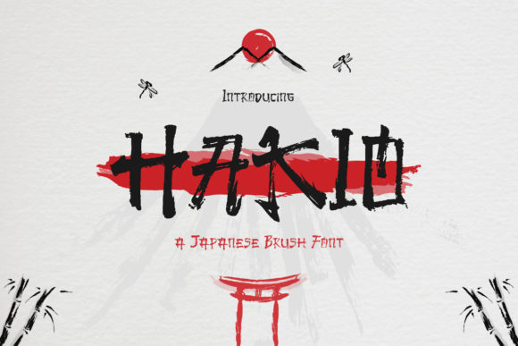 Hakio Font: A Japanese-Inspired Display Typeface for Digital Design
