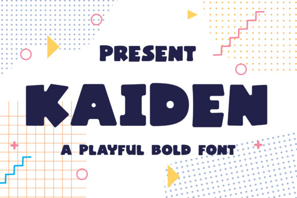 Kaiden Font: Bold and Playful Display Typography