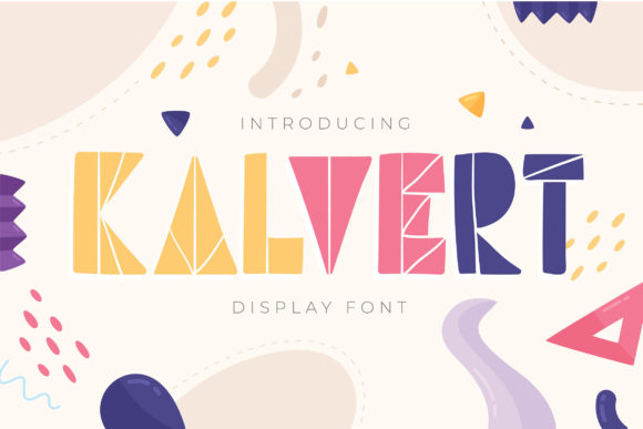 Kalvert Display Font: A Playful Typeface for Kids-Focused Web Design