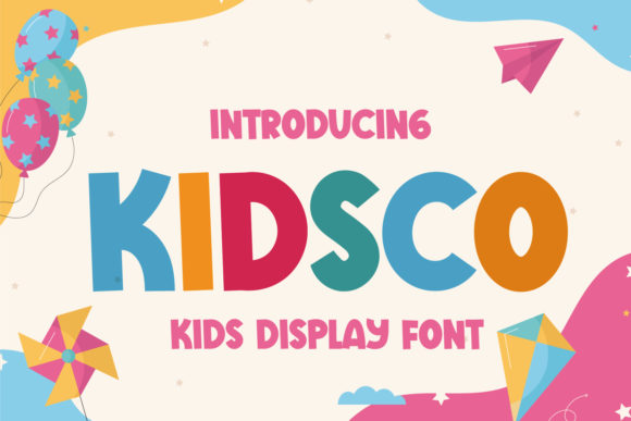 Kidsco Display Font for Kids-Themed Publications