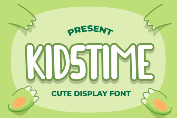 Kidstime Font for Creative Campaigns and Display Typography