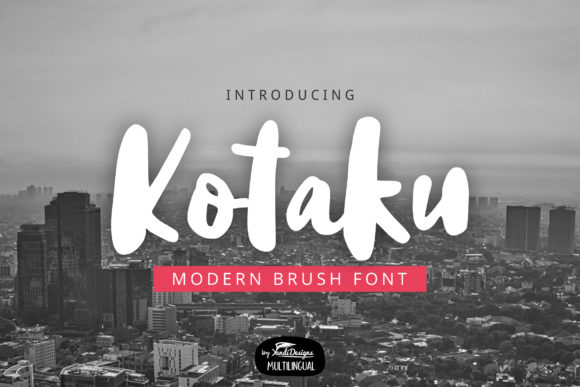 Kotaku Font for Bold Campaign Headlines and Creative Typography