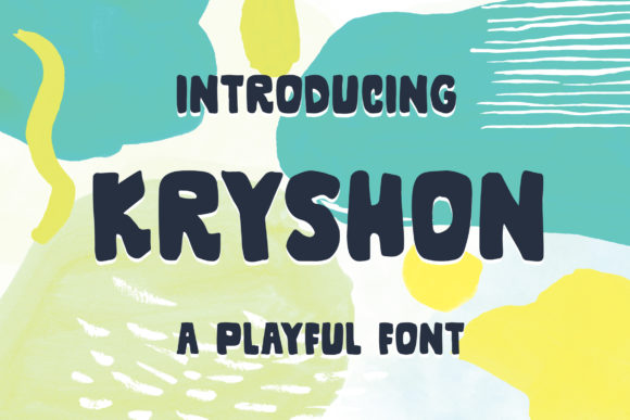 Kryshon Display Font for Creative Campaigns