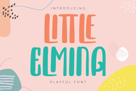 Little Elmina: A Playful Display Font for Creative Web Design