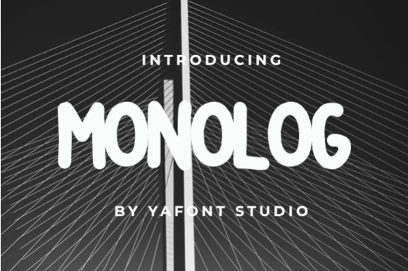 Monolog Font: A Friendly Display Typeface for Editorial Design
