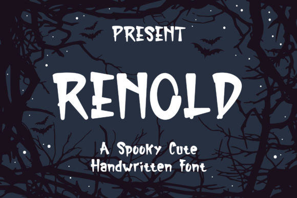 Renold Font: A Bold Display Typeface for Halloween and Beyond