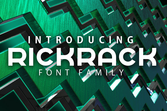 Rickrack Display Font Review for Creative Makers