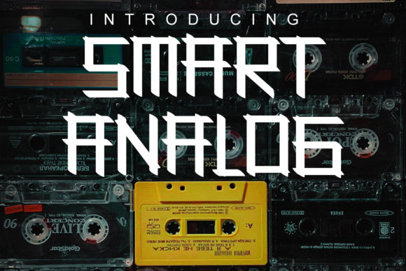 Smart Analog Font: Boosting Campaign Clarity with Futuristic Typography