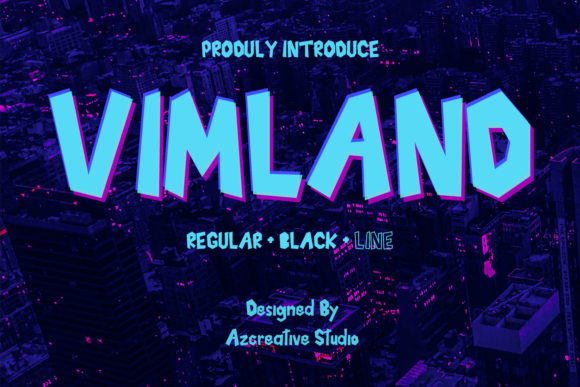Vimland Display Font for Bold and Modern Web Typography