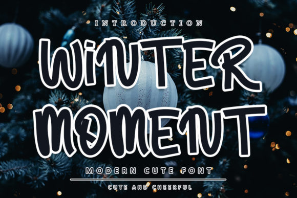 Winter Moment Font Review for Creative Branding Projects