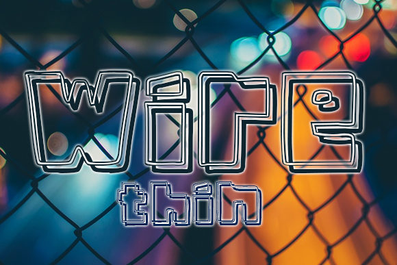 Wire Font: A Professional Display Typeface for Small Business Branding